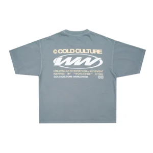 WORLDWIDE CIRCLE TEE STEEL GREY