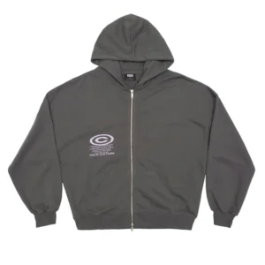 STARFACE ZIP HOODIE GREY