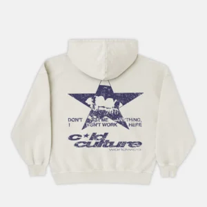 STAR TEETH HOODIE +WASHED ULTRA LIGHT GREY