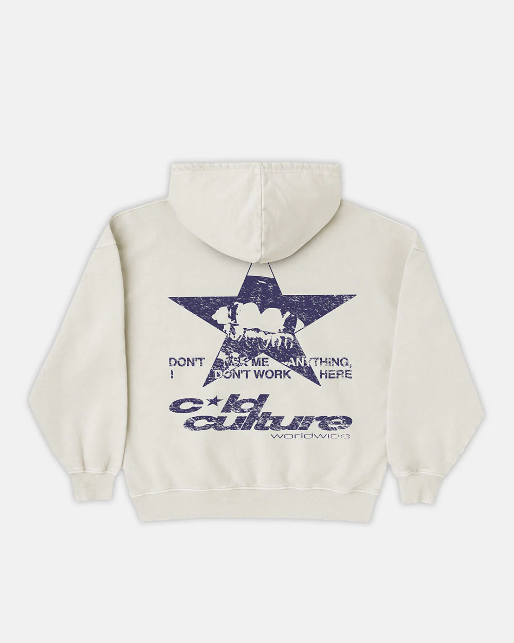 STAR TEETH HOODIE +WASHED ULTRA LIGHT GREY STAR TEETH HOODIE +WASHED ULTRA LIGHT GREY