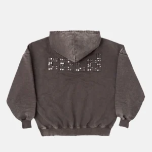 TEAR ME HOODIE +WASHED BLACK