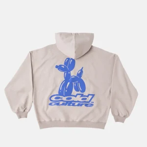 BALLOON DOG HOODIE MEDIUM BROWN
