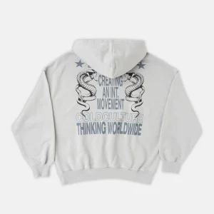 COBRA HOODIE SILVERED GREY