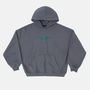 ESSENTIAL HOODIE TURBULENCE BLUE
