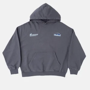 FLAME STARS HOODIE DARK GREY