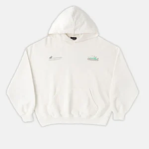 FLAME STARS HOODIE WHITE