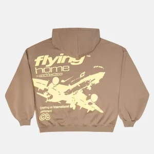 FLYING HOME HOODIE WALNUT BROWN