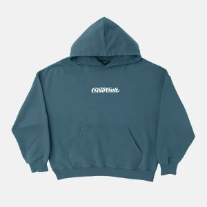 GOTHIC ARC HOODIE SLATE BLUE