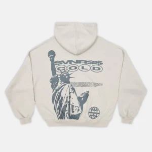 LIBERTY HOODIE PALE GREY