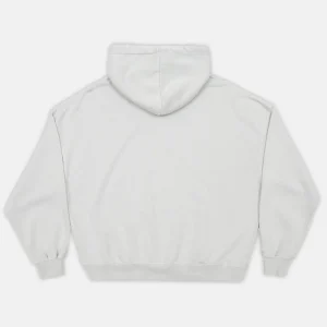 METALLIC WORLD HOODIE LIGHT GREY